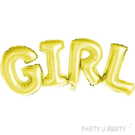 balon foliowy girl zloty jix 17 shp