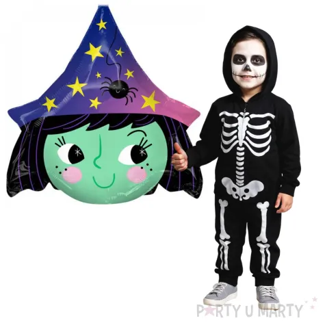 balon foliowy glowa czarownicy kolorowy amscan 19 shp