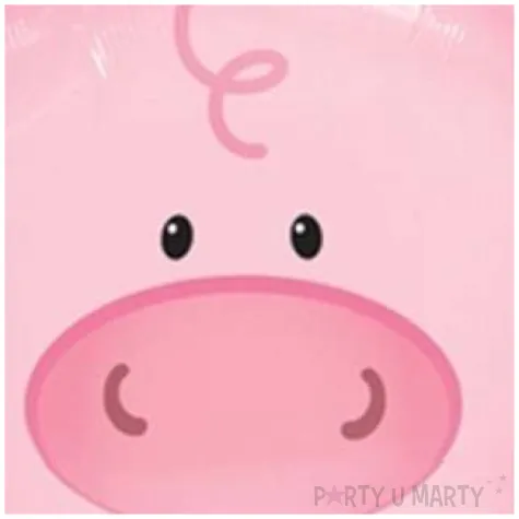 balon foliowy glowa prosiaczka rozowy qualatex 14 shp