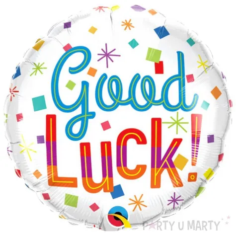 balon foliowy good luck qualatex 18 rnd