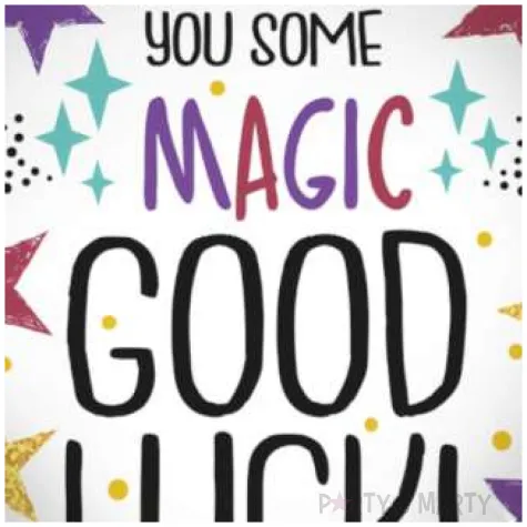 balon foliowy good luck some magic folat 18 rnd