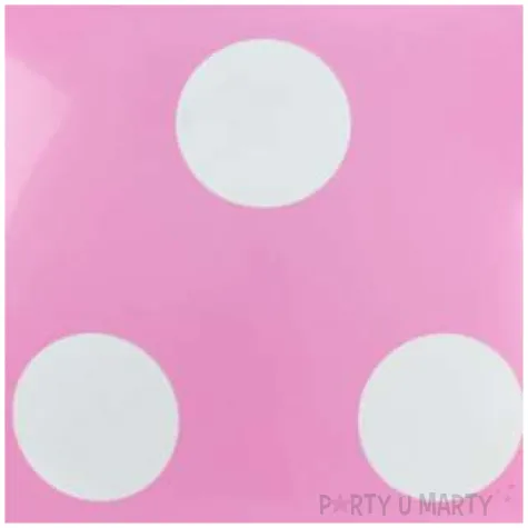 balon foliowy grochy rozowy jasny arpex 18 rnd