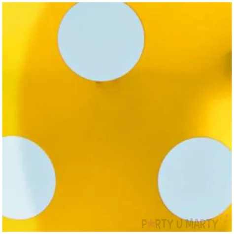 balon foliowy grochy zloty arpex 18 rnd