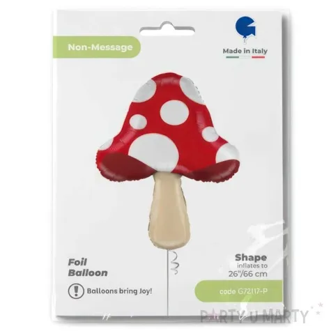 balon foliowy grzyb muchomor czerwony grabo 26 shp