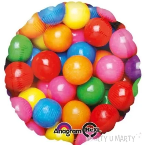balon foliowy gumy kulki amscan 18 rnd