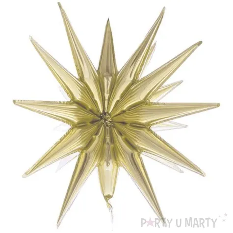 balon foliowy gwiazda 3d szampanski godan 20 str