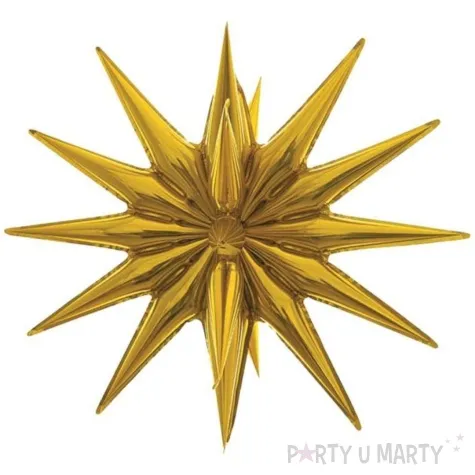 balon foliowy gwiazda 3d zloty godan 20 str