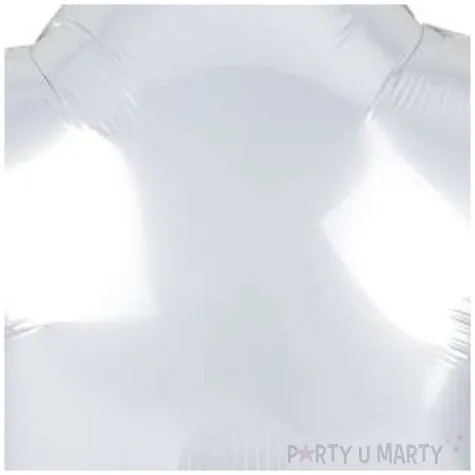 balon foliowy gwiazda bialy metalik godan 19 str