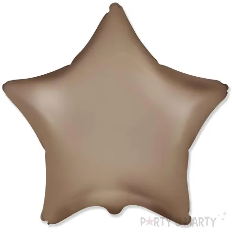 balon foliowy gwiazda dekoracja na urodziny zloty matowy 18 str