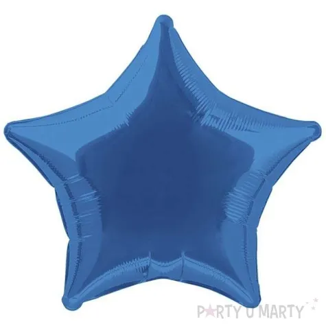 balon foliowy gwiazda granatowy unique 18 str