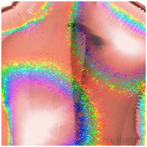 balon foliowy gwiazda holo rozowe zloto grabo 18 str