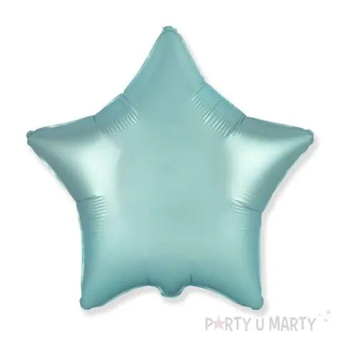 balon foliowy gwiazda jasnoniebieski flexmetal 18 str
