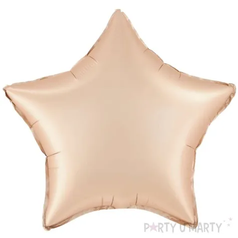 balon foliowy gwiazda karmelowy partypal 18 str