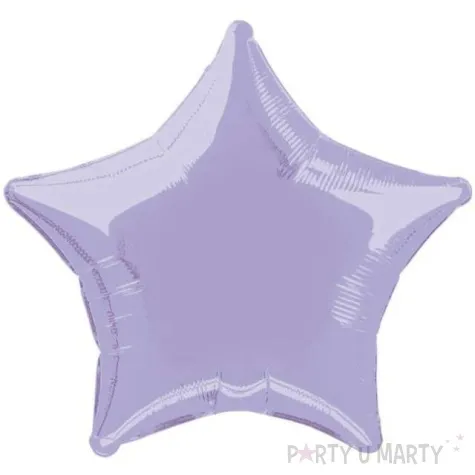 balon foliowy gwiazda lawendowy unique 18 str