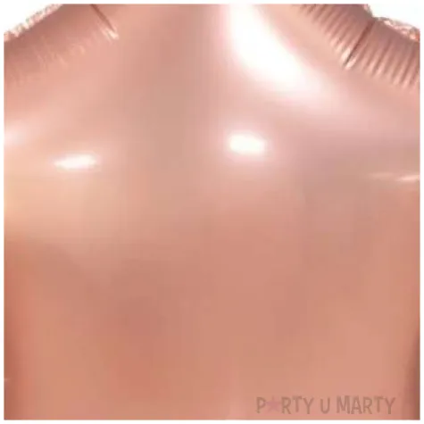 balon foliowy gwiazda matowa rozowe zloto godan 19 str