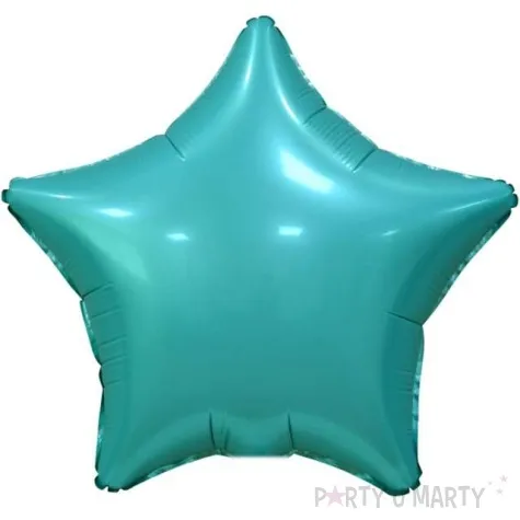 balon foliowy gwiazda matowa turkusowy godan 19 str