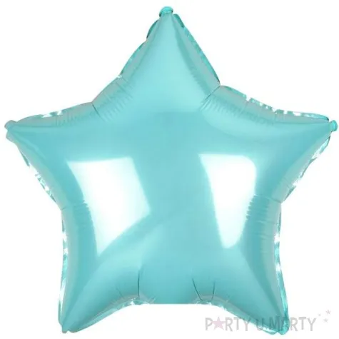 balon foliowy gwiazda niebieski jasny metalik godan 19 str