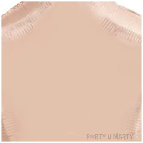 balon foliowy gwiazda rozowe zloto flexmetal 18 str