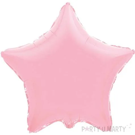 balon foliowy gwiazda rozowy jasny flexmetal 9 str