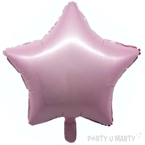 balon foliowy gwiazda rozowy jasny godan 18 str