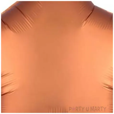 balon foliowy gwiazda satynowa miedziany amscan 17 str