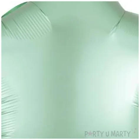 balon foliowy gwiazda satynowa mietowy amscan 17 str