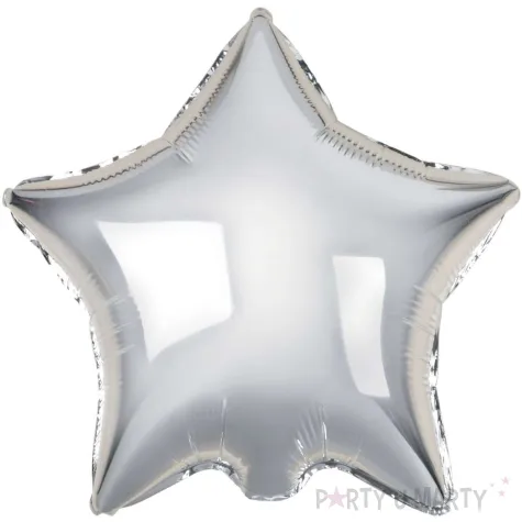 balon foliowy gwiazda srebrny godan 18 str