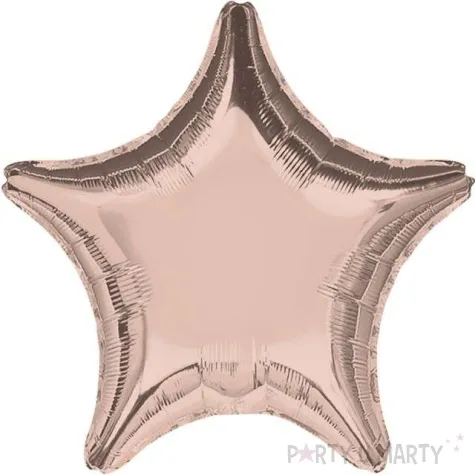 balon foliowy gwiazda szampanski amscan 18 str