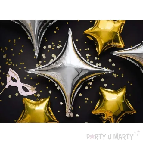 balon foliowy gwiazda z nieba zloty partydeco 18 str