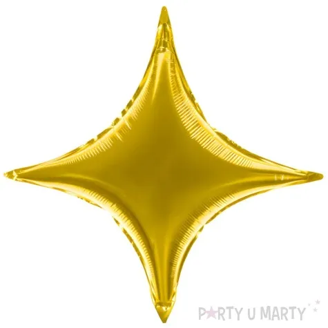 balon foliowy gwiazda z nieba zloty partydeco 18 str