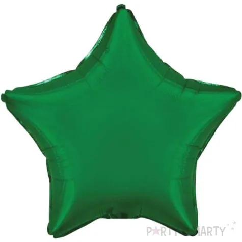 balon foliowy gwiazda zielony flexmetal 9 str