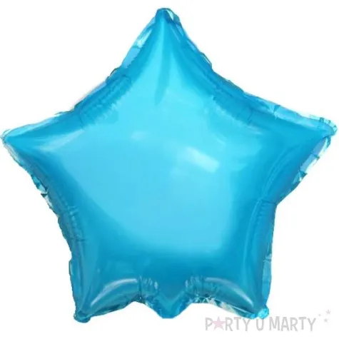 balon foliowy gwiazdka blekitny pudrowy dekoracjepolska 10 str