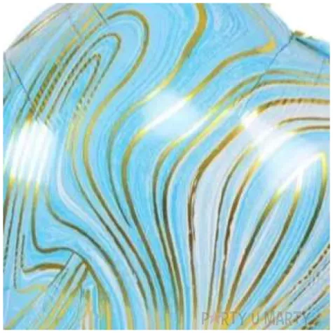 balon foliowy gwiazdka mozaika niebieski jix 18 str