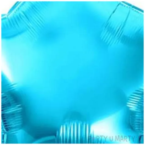 balon foliowy gwiazdka niebieski jasny dekoracjepolska 10 str