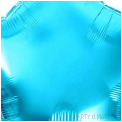 balon foliowy gwiazdka niebieski jasny dekoracjepolska 18 str