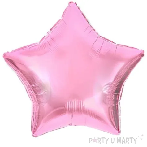 balon foliowy gwiazdka rozowy jasny dekoracjepolska 18 str