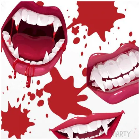 balon foliowy halloween i kly wampirzycy bialy 18 rnd