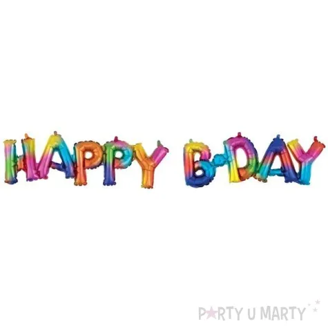 balon foliowy happy bday amscan 30 shp