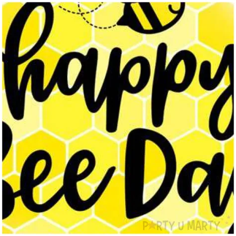 balon foliowy happy bee day qualatex 20 shp