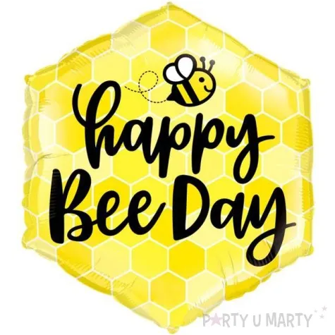 balon foliowy happy bee day qualatex 20 shp