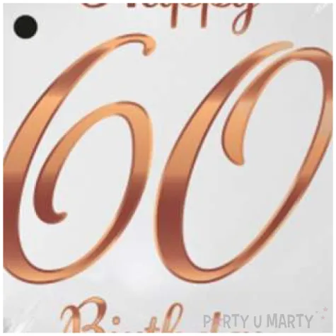 balon foliowy happy birthday 60 b c rozowe zloto godan 18 rnd