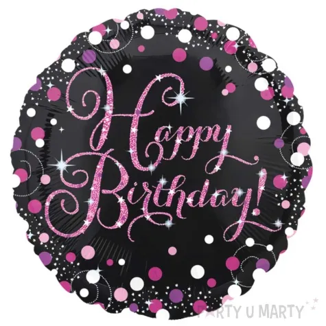 balon foliowy happy birthday amscan 18 rnd