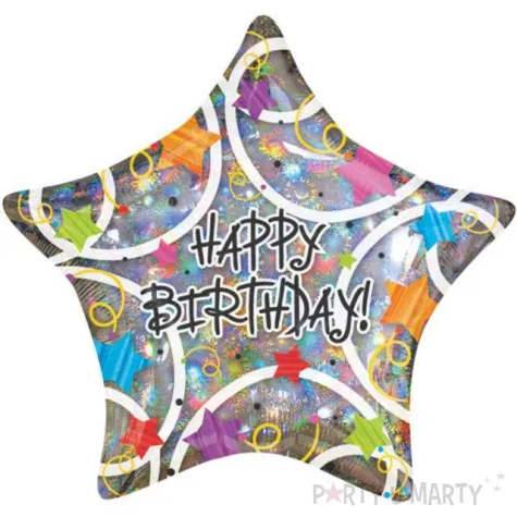 balon foliowy happy birthday amscan 19 str