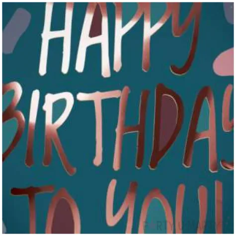 balon foliowy happy birthday chique turkusowy folat 18 rnd