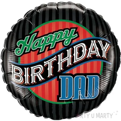 balon foliowy happy birthday dad qualatex 18 rnd