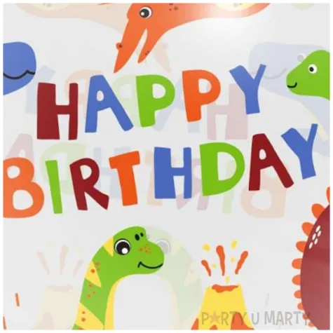 balon foliowy happy birthday dinozaury godan 20 rnd