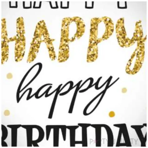 balon foliowy happy birthday dots bialo zloty folat 18 rnd