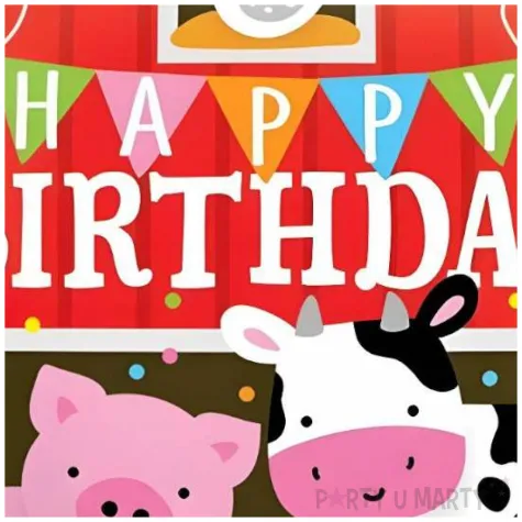 balon foliowy happy birthday farma qualatex 18 sql