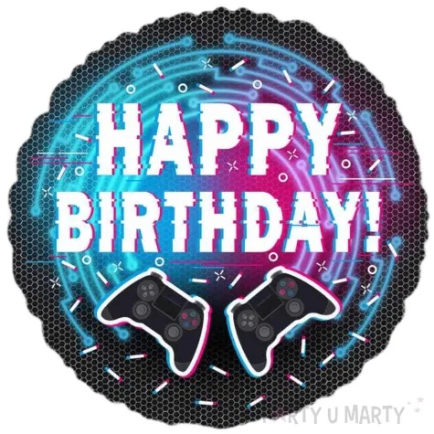 balon foliowy happy birthday flexmetal 18 rnd