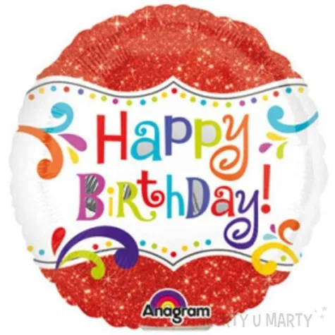 balon foliowy happy birthday folklor amscan 9 shp